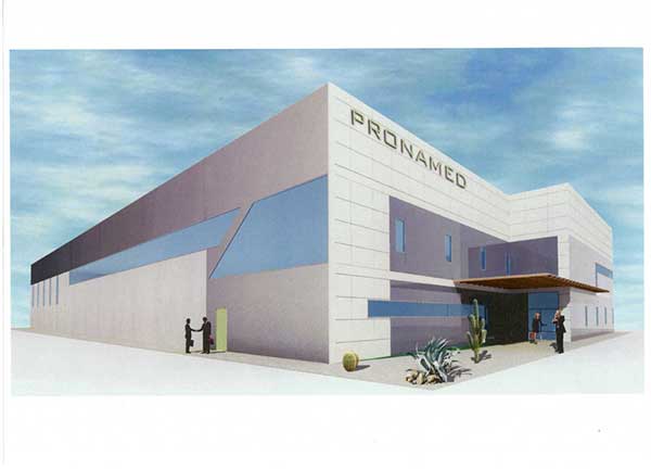 Proyecto nave Laboratorios Pronamed