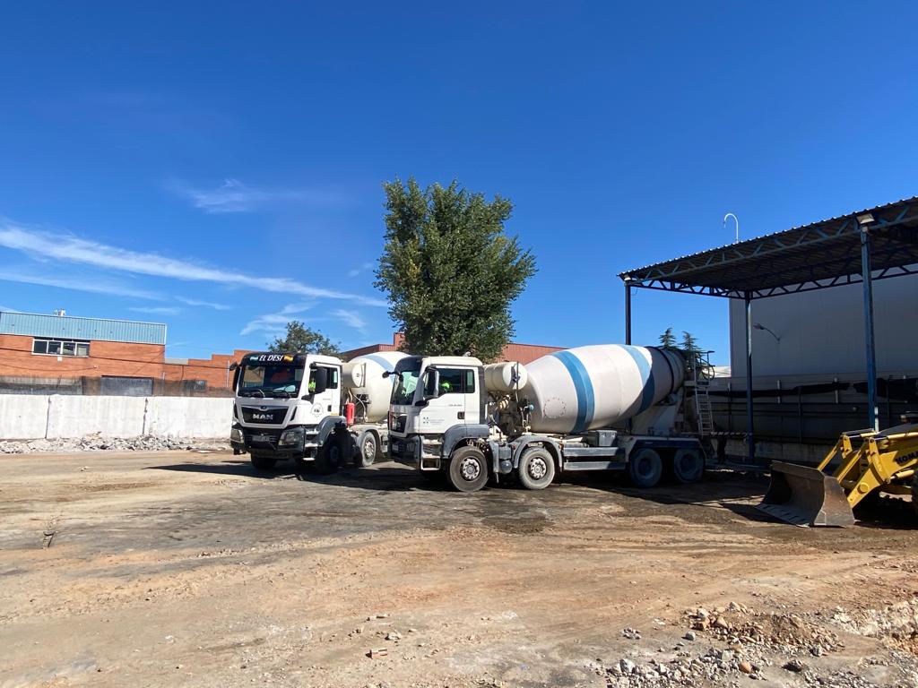 Aparcamiento de vehículos industriales